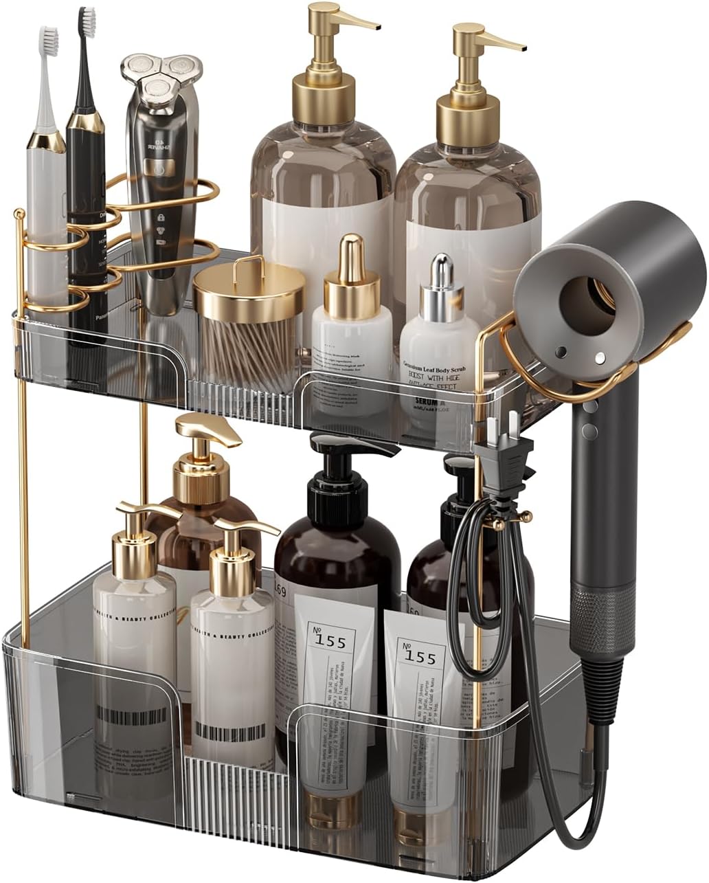 Organiz. baño grande para encimera y tocador