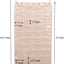 Organiz. colgante 80 bolsillos joyas lienzo blanco 5"