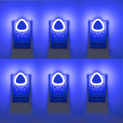 Luz nocturna LED sensor atardecer dormitorio niños