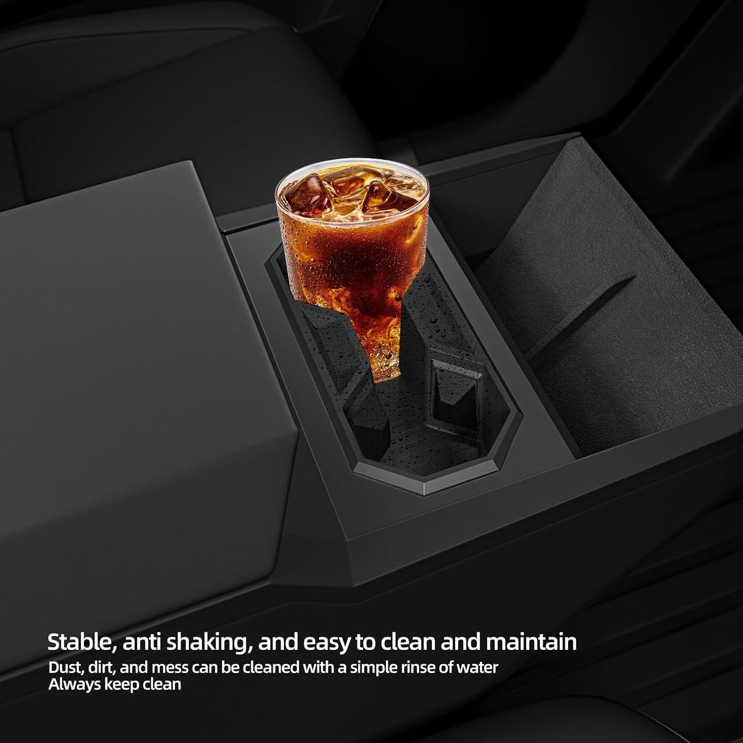 Soporte taza consola Tesla Cybertruck 2024-2025