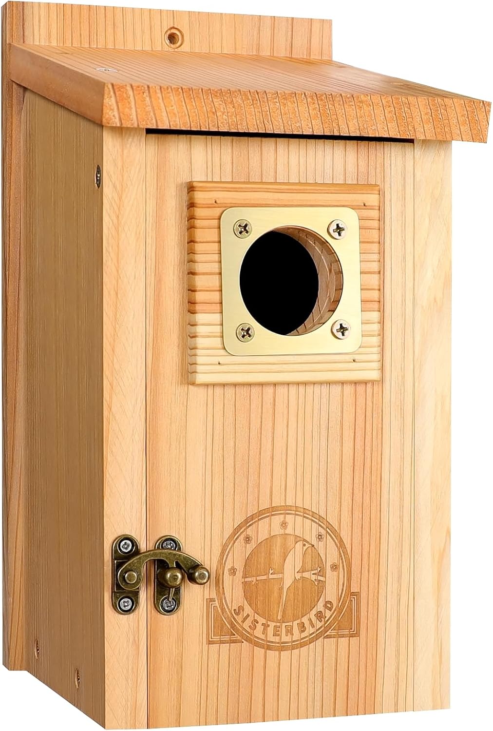 Casas para pájaros de cedro con protector de cobre exterior