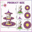 Soporte pastel princesa morado decoración bautizo