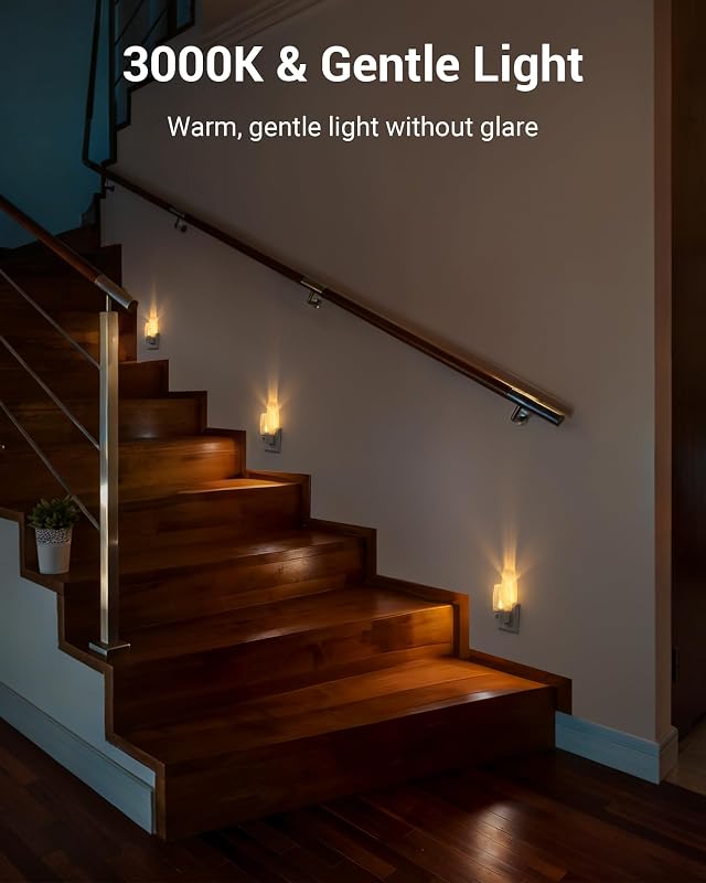 Luz nocturna LED enchufable para niños dormitorio