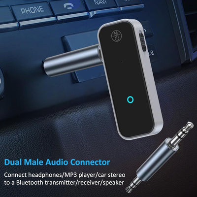 Adaptador audio macho 0.138pulg estéreo AUX para coche MP3