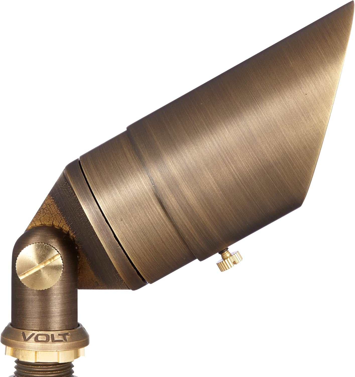 Foco exterior bronce 12V para jardín y patio