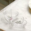 2 Pzas Soporte Anillos Cristal Decoración Hogar