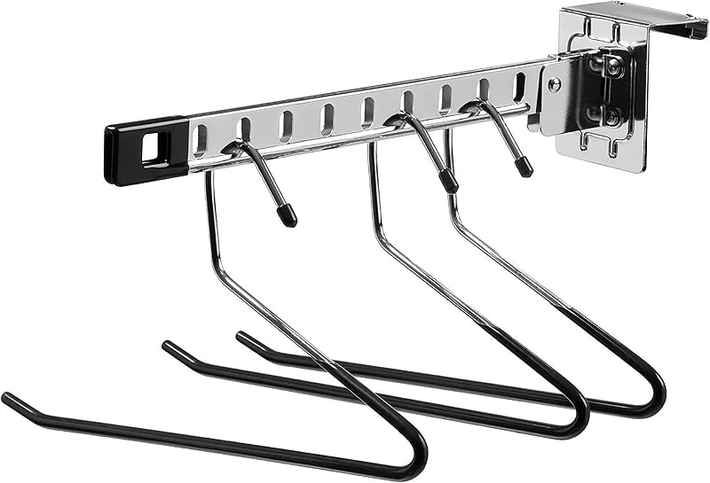 Soporte plegable para puerta cromado
