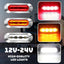 80 Luces LED laterales 12-24V color ámbar para camión