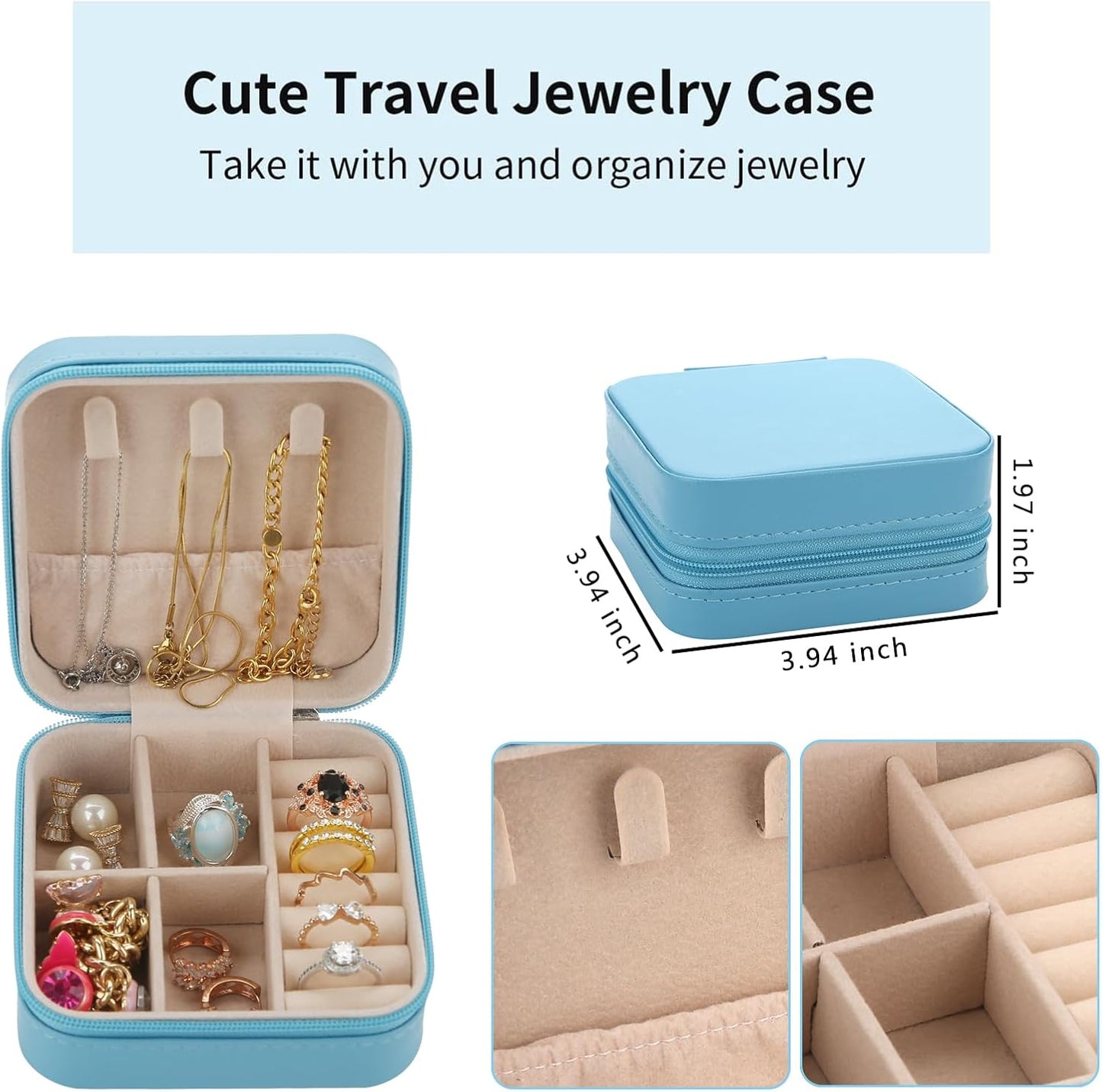 Estuche joyas viaje para dama de honor