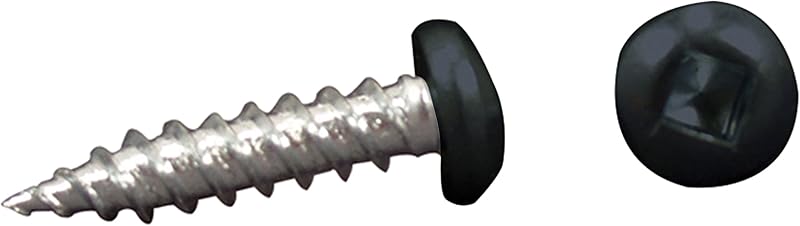 Tornillo cacerola #8 3/4pulg acabado negro pack 50