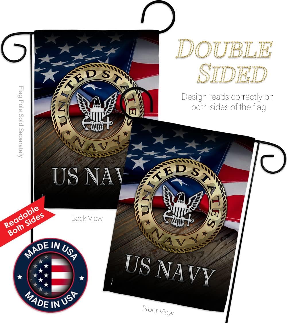Bandera Armada EE.UU. soporte pared Seabee veteranos