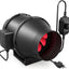 Ventilador conducto 4pulg 200CFM control velocidad tienda cultivo