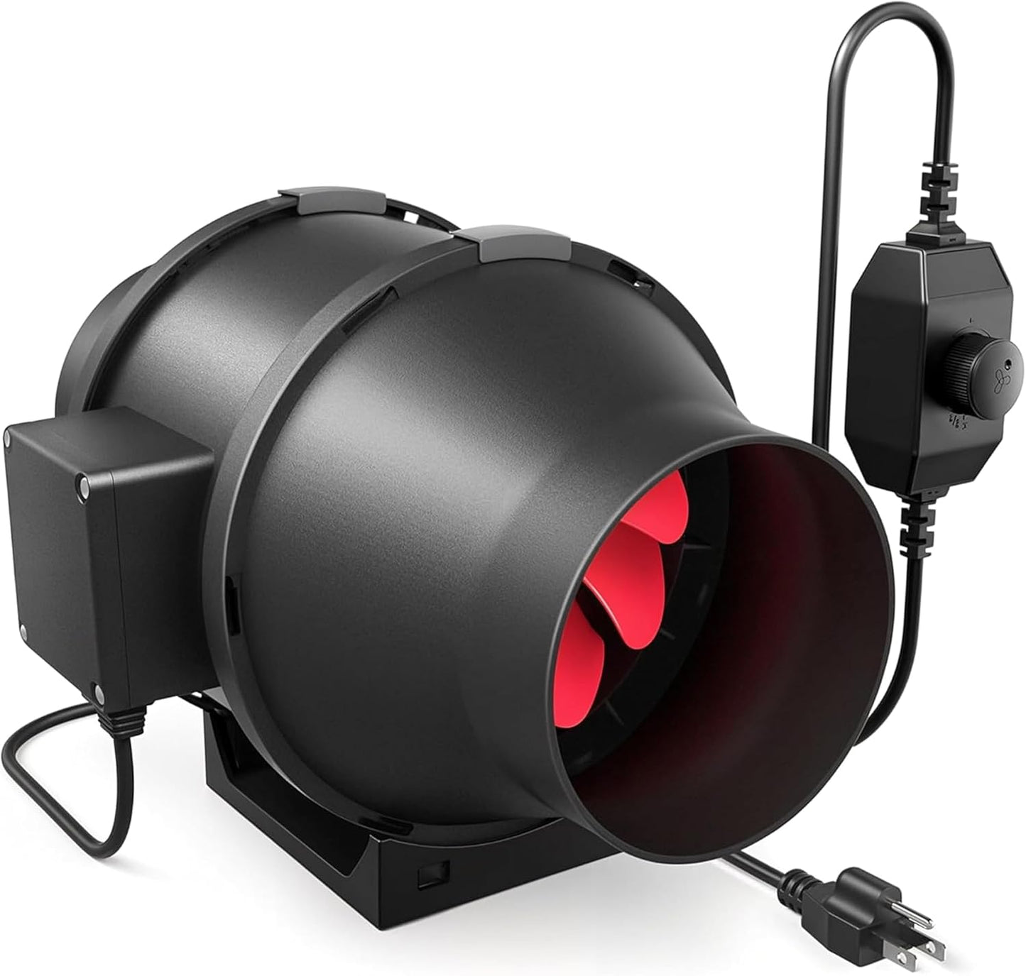 Ventilador conducto 4pulg 200CFM control velocidad tienda cultivo
