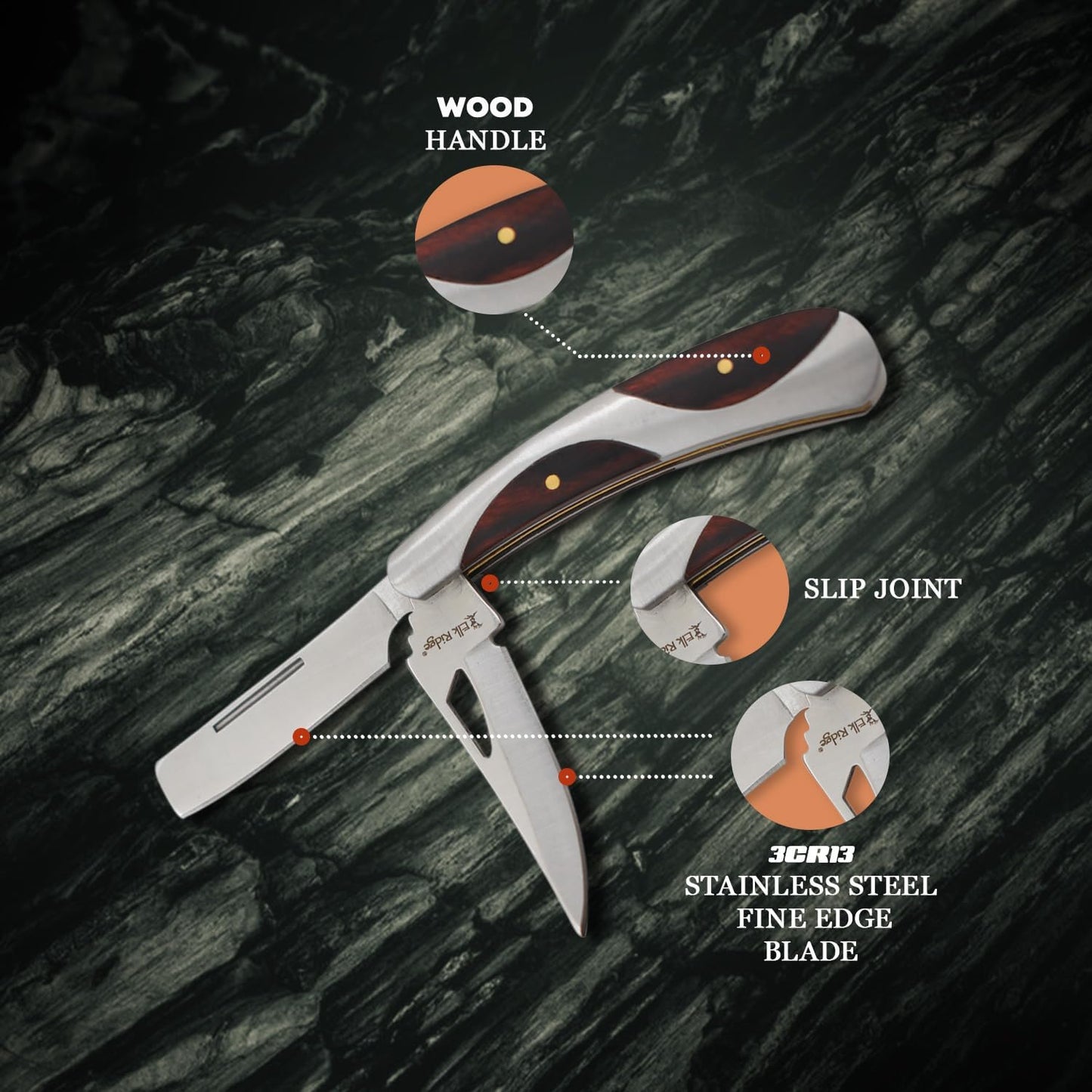 Cuchillo plegable manual Er-114