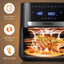 Freidora aire 4.2qt 8en1 cesta antiadherente saludable