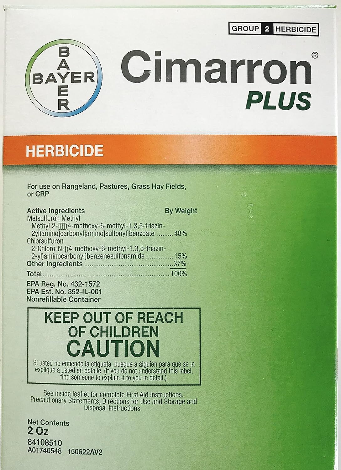Herbicida Cimarron Plus 2oz Metsulfuron Metil