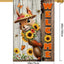 Bandera jardín doble cara arpillera girasol 28x40pulg