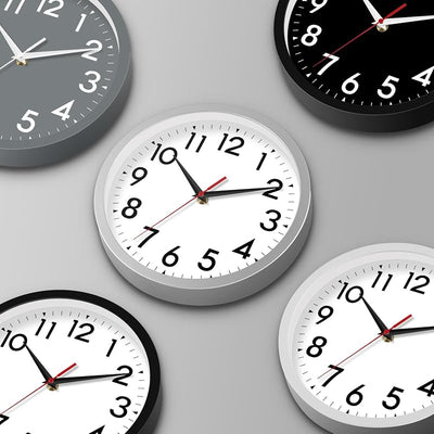 Reloj pared 14pulg analógico silencioso decorativo