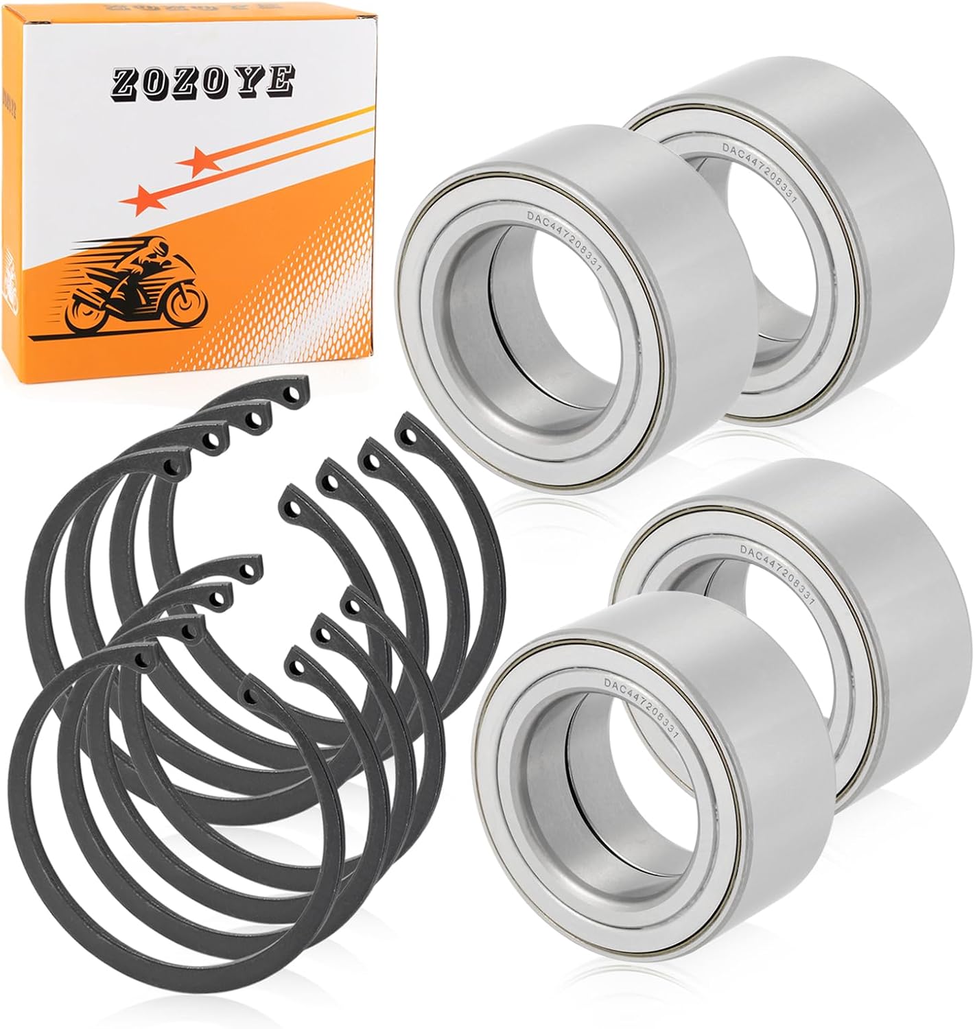 4 Rodamientos rueda CIRCLIP comp Polaris General 1000 RZR