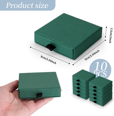 10 Cajas Regalo Cartón 3.5x3.5pulg con Esponja