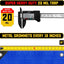 Lona polietileno resistente 20mil impermeable UV