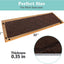15 Pzas Peldaños Antiderrap 8x30" Madera Reutiliz. Marrón