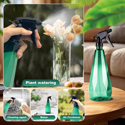 Juego 2 Botellas Plástico con Pulverizador