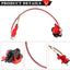Pinza freno trasero quad 50-125cc chino rojo