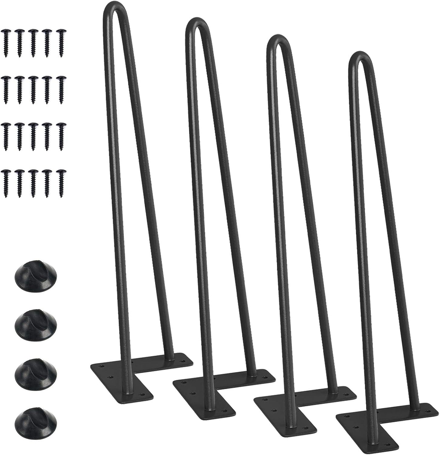Patas muebles horquilla 14pulg metal bricolaje
