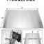 Barrera térmica aluminizada 12x24" fibra vidrio