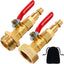 Adaptador invierno conector 1/4 pulg y rosca manguera 3/4 pulg