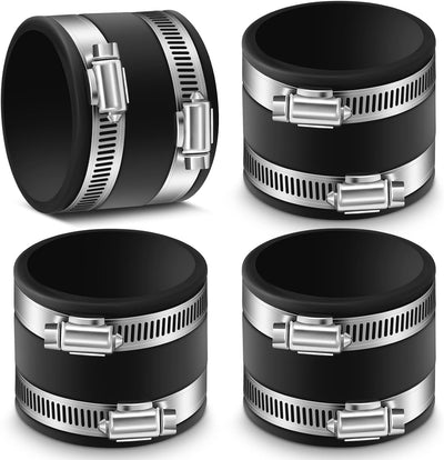 Puños flexibles control polvo acoplamiento PVC acero inox