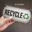 Imanes magnéticos para botes de basura y reciclaje