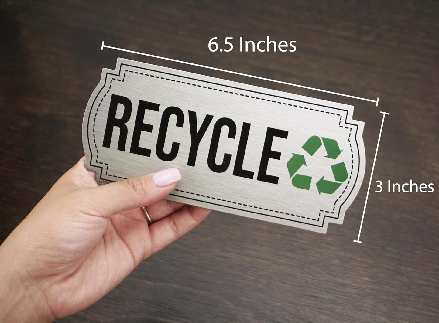 Imanes magnéticos para botes de basura y reciclaje