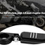 Estriberas ajustables 1.5" para Harley Yamaha con protector