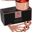 Set 9 Copas y Cucharas Medidoras Acero Inox