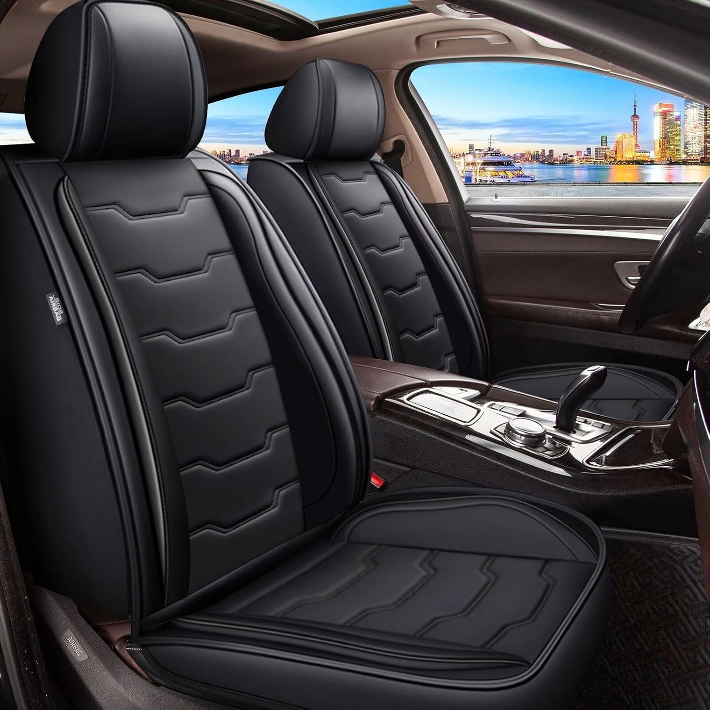 Fundas asiento cuero impermeable compatibles Ford Ranger 2019