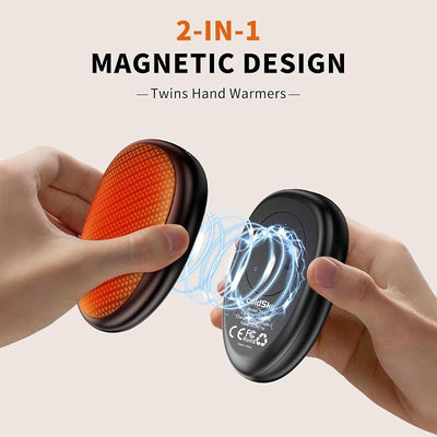 Calentador manos eléctrico magnético 2en1 reutiliz.