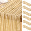 6 Caminos Mesa Estopilla Gasa Estilo Bohemio 120pulg Dorado