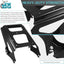 Estante maletero doble comp. Harley 09-13 negro 2 pzas