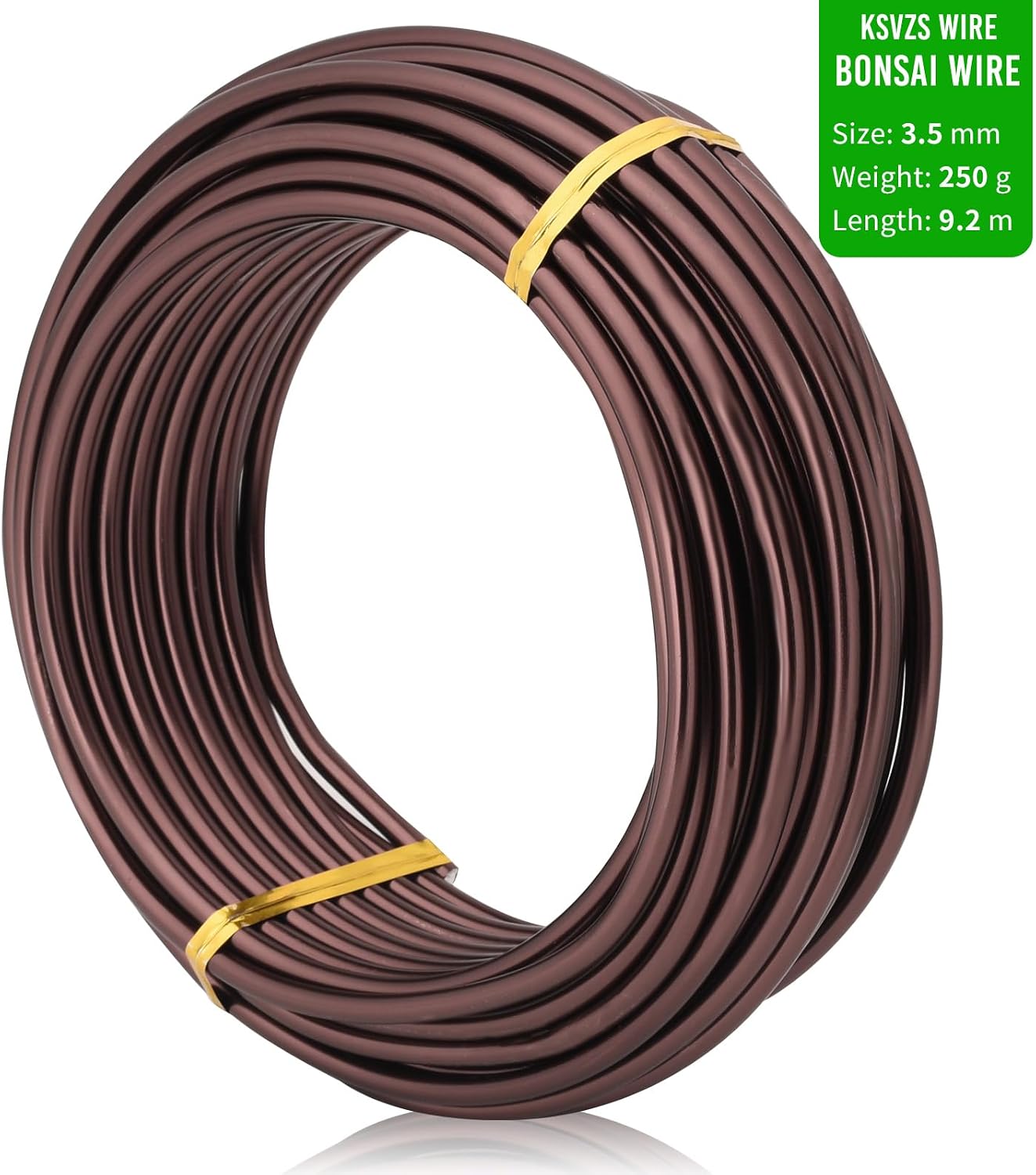 Alambre bronce anodizado para bonsái 250g flexible manualidades