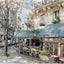 Arte francés Bistro de París I 32x24 pulg