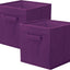 Cubos plegables tela con asas 10.5x11x10.5"