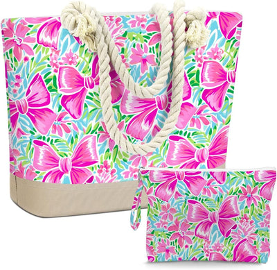 Bolsas playa mujer toalla cosméticos viaje verano set 2