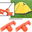 100 Clavijas Tienda Campaña Naranja ABS 0.307"