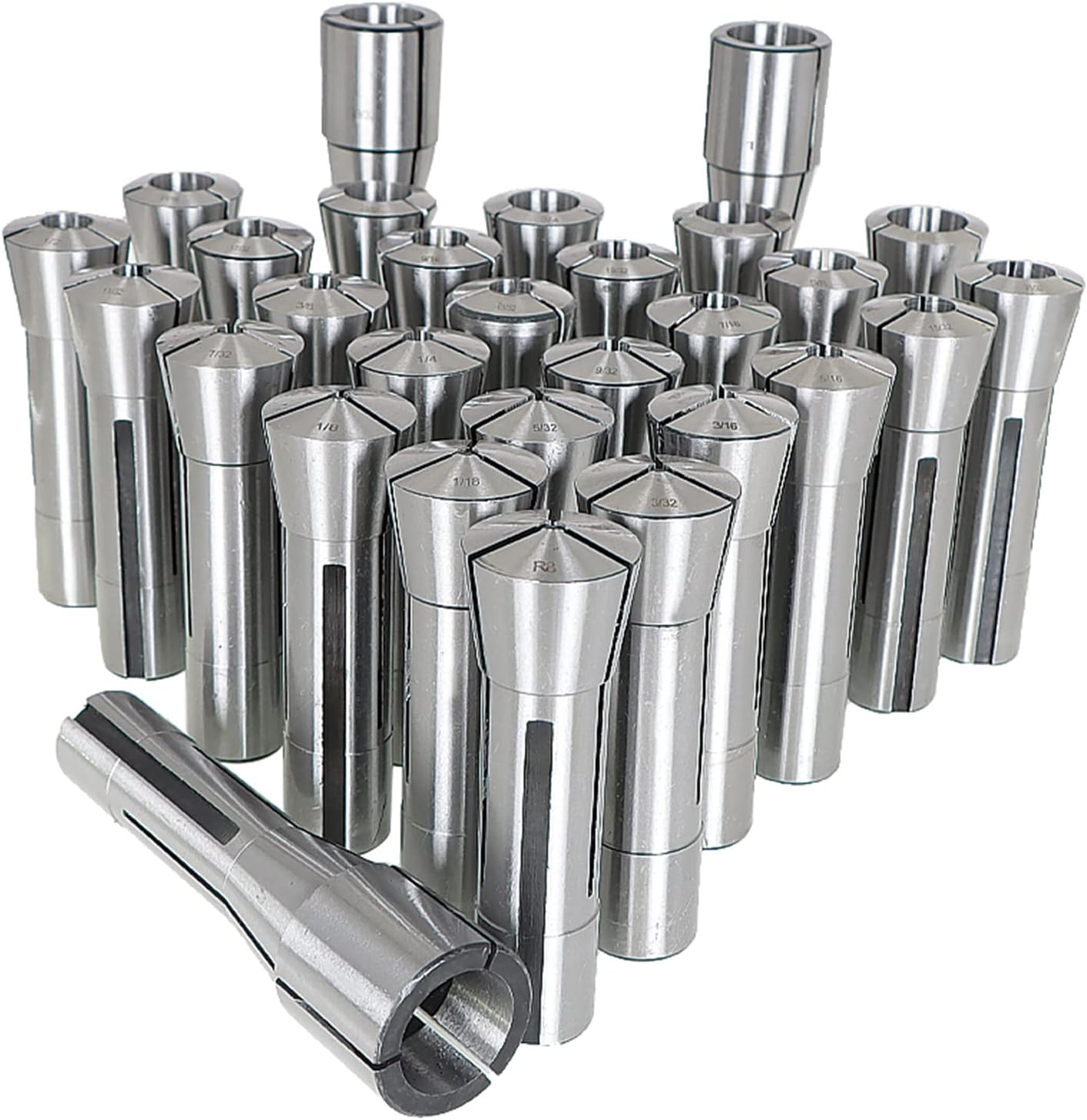Set 29 Pinzas Molino Kit Soporte Brocas 1/32-1 R8