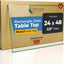 Mantel vidrio templado 24x48pulg resistente arañazos