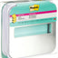 Dispensador notas Post-it 3x3" base blanca acero
