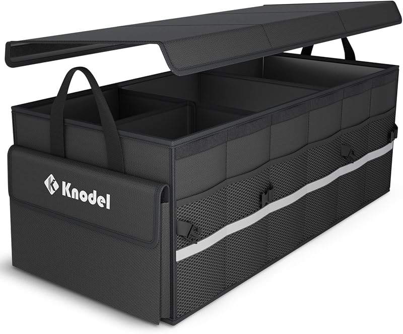 Organiz. maletero coche plegable 3 compartimentos SUV