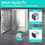 Caja eléctrica acero inox 304 IP66 24x24x12pulg